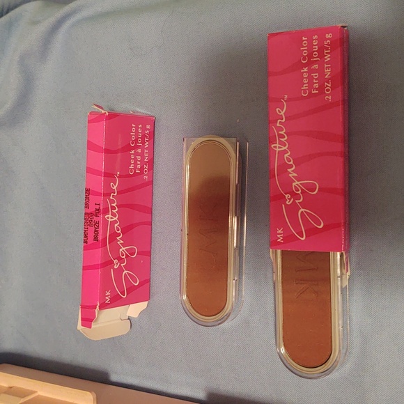 Burnished Bronze Signature Blush Mary Kay Set of 2 New In Box - Picture 1 of 3